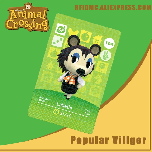 Carte Amiibo Animal Crossing - 104 - Maria / Labelle [EUR] Série 2 - Foto 4