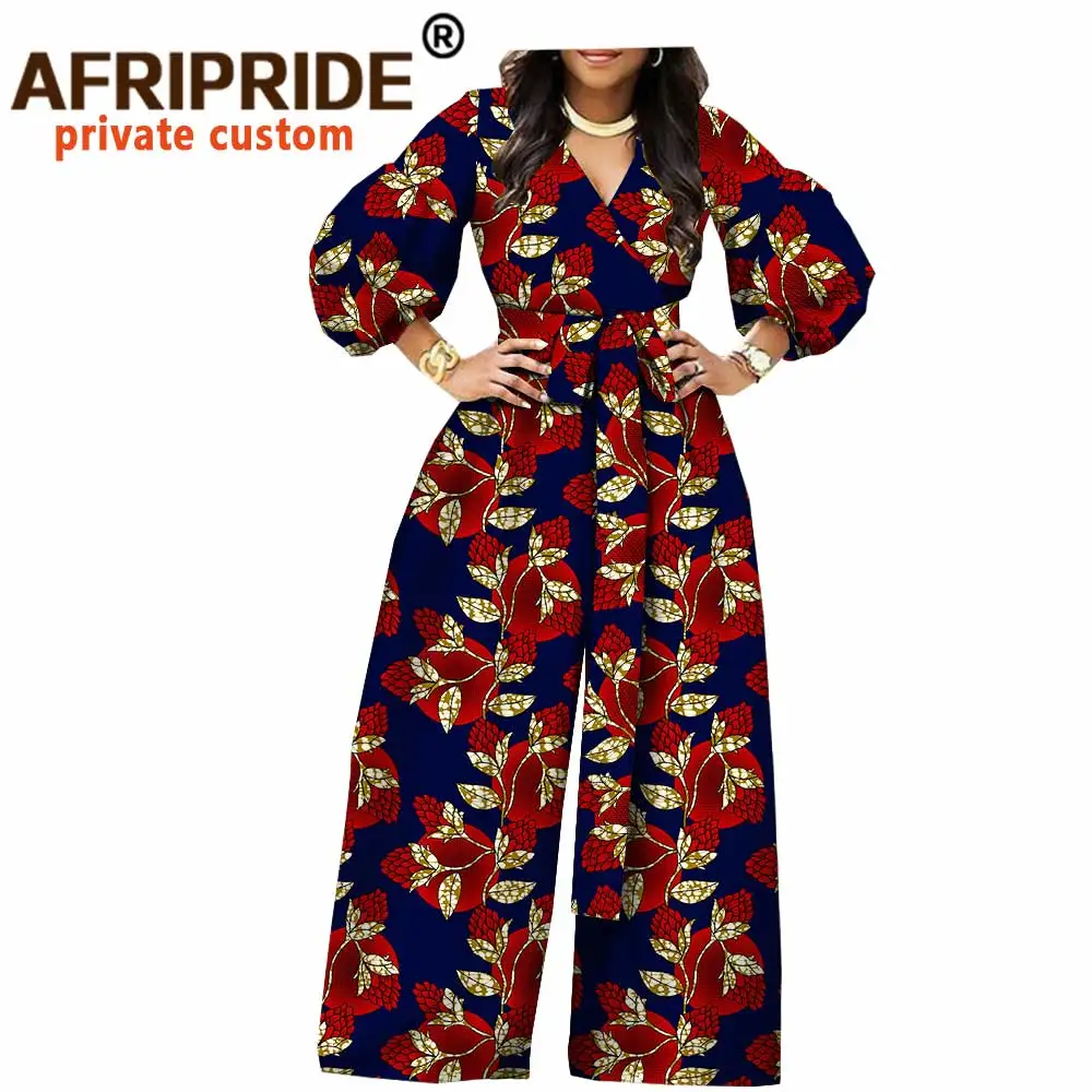 2020 год Африканский женский комбинезон AFRIPRIDE с рукавами фонариками на три