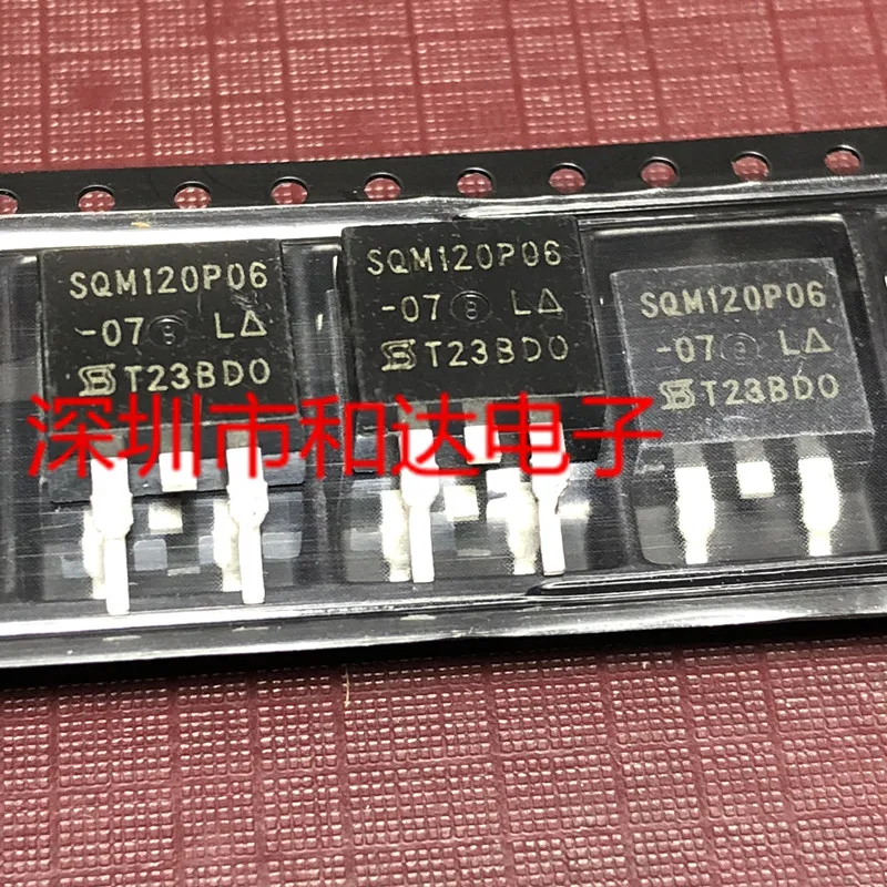 5 шт. SQM120P06-07L до-263 P-60 V-120A