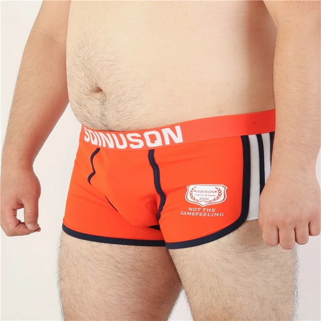 3 PCS/LOT Male Cotton Underwear Men's Week Boxers U Bag Underpants