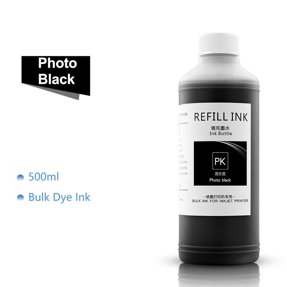 500ML x 5 Color Dye Ink For Canon PFI 120 320 307 707 Refill For TM-200 TM200 TM-205 TM-300 TM-305 TM300 iPF 830 840 850 Printer