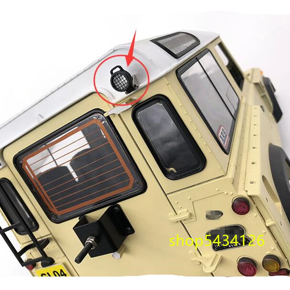 

Led Spotlights Kits For 1/10 Rc Car Traxxass Trx4 Defender D90 D110 Body Remote Control Car Rc Crawler Accessories Parts