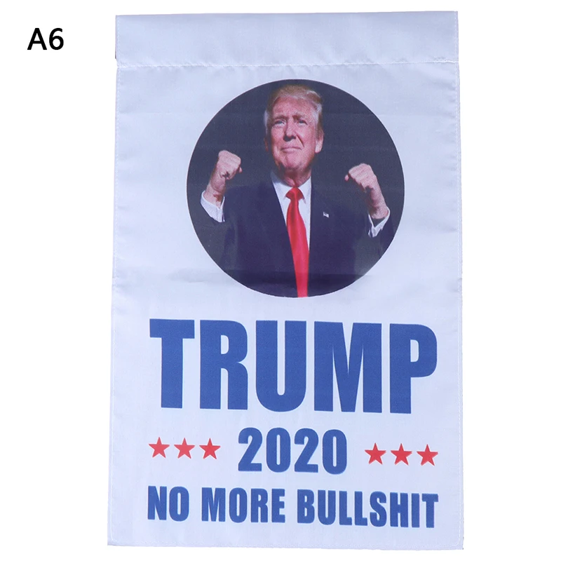 Зеленый Садовый флаг Дональда Трампа, Флаг Америки года, президент США 30*45 см - Цвет: Зеленый
