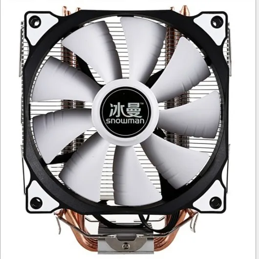 Adaptador para Cpu Master Cooler de Cobre Puro Tubos de Refrigeração Torre de Congelamento Ventilador de Refrigeração de Cpu com Ventiladores Pwm