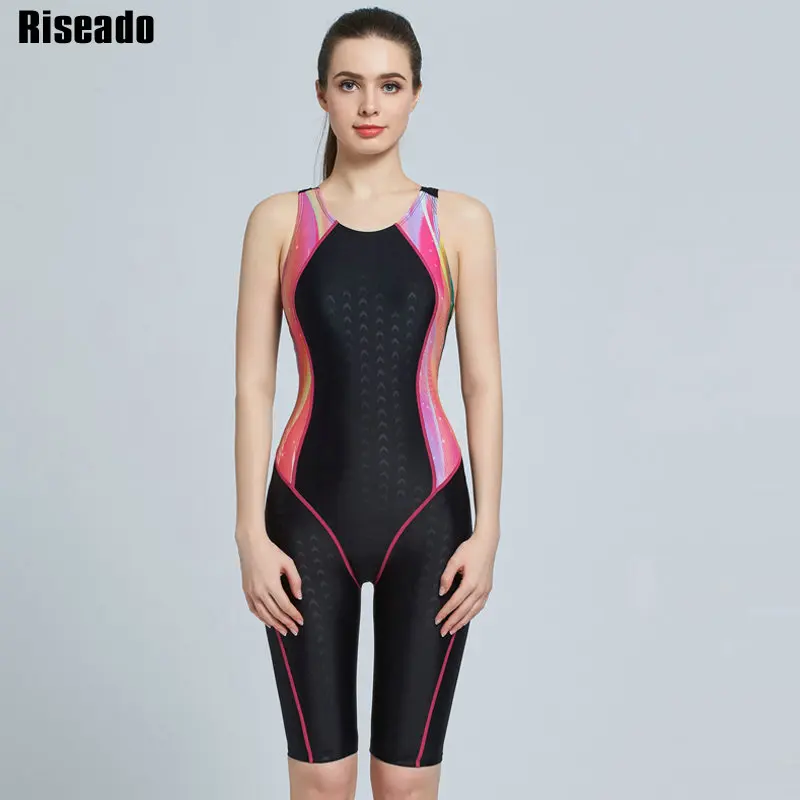 A0105 Riseado, спортивный Цельный купальник,, тренировочная одежда для плавания, для женщин, конкурентная одежда для плавания, для мальчиков, для плавания, костюмы для женщин - Цвет: A0105