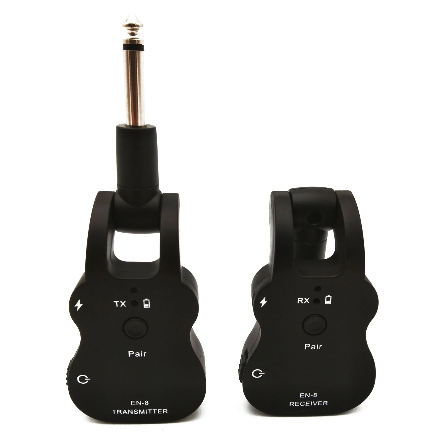 UHF Wireless Audio Transmitter Receiver System USB Rechargeable Pick Up for Electric Guitar Bass guitar accessories