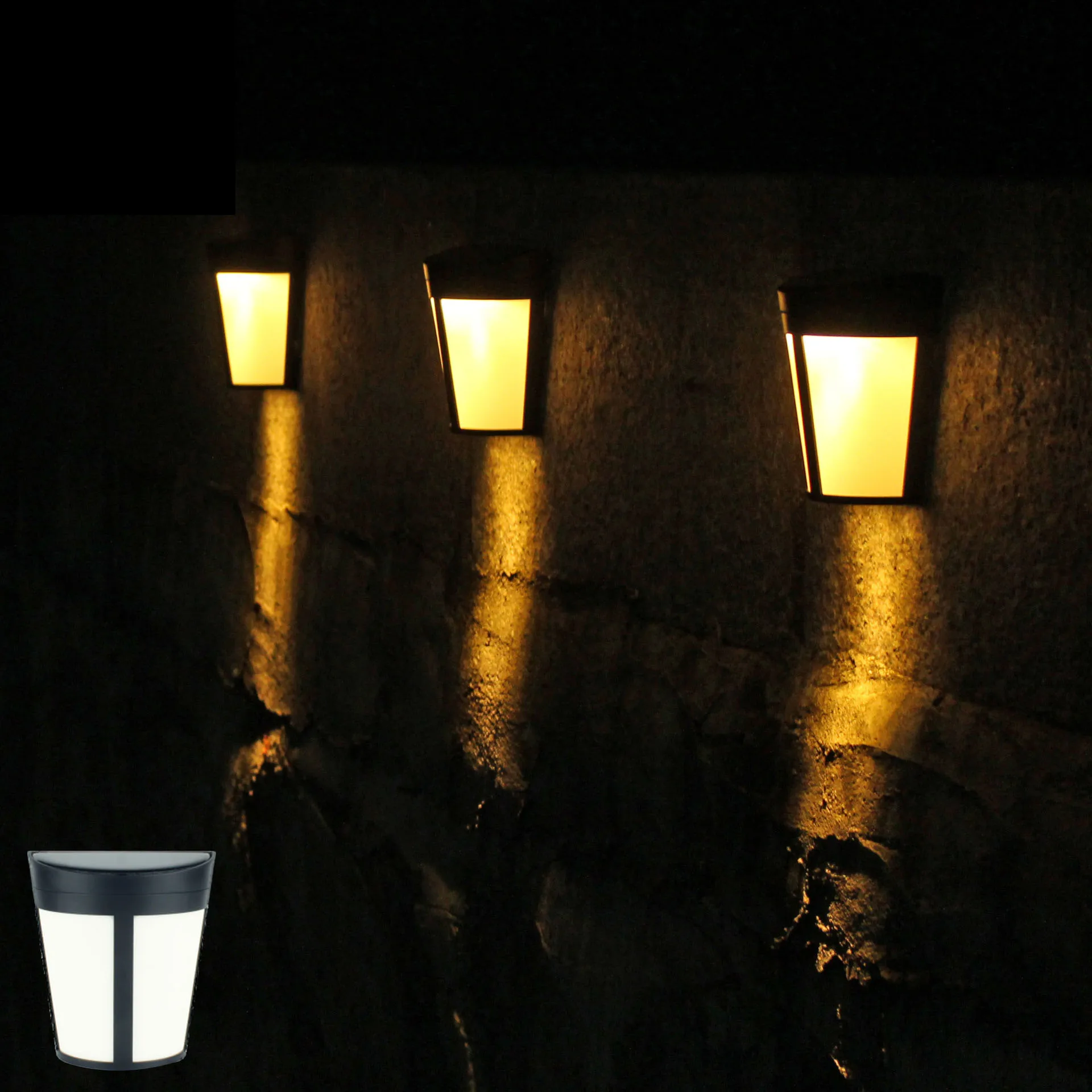 Скандинавские 6LED настенная подвесная Солнечная лампа для улицы внутри