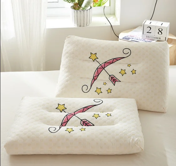 

Kids Pillow Natural Latex Baby Bed Pillows For Sleeping Cartoon Printing Children Pillows Children's Bedding For 0-12 Years Old