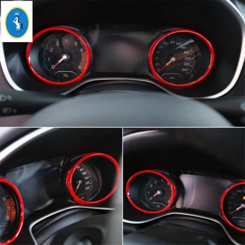 

Yimaautotrims Auto Accessory Dashboard Instrument Screen Decoration Ring Cover Trim ABS Fit For Jeep Compass 2017 - 2020