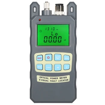 

10MW AUA-80A Optical Power Meter Red Light Machine Fiber Light Decay Tester Red Light Source 10 Km