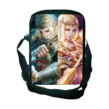

The Legend of Zelda Shoulder Bag Zelda Sheik Split Students School Small Flap Bag Fashion New Beautiful Messenger Phone Bag