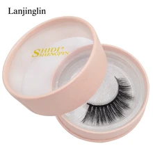LANJINGLIN ресницы норковые накладные ресницы 1 пара натуральный макияж ресницы для наращивания 1 коробка Длинные Накладные ресницы красочные ручной работы#72