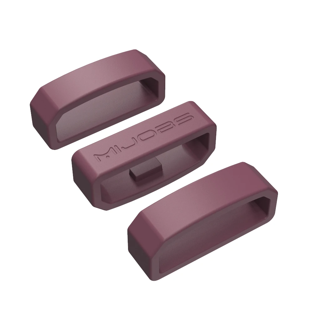 Set of 3 Rubber Retaining Rings for Fitness Tracker Wristbands