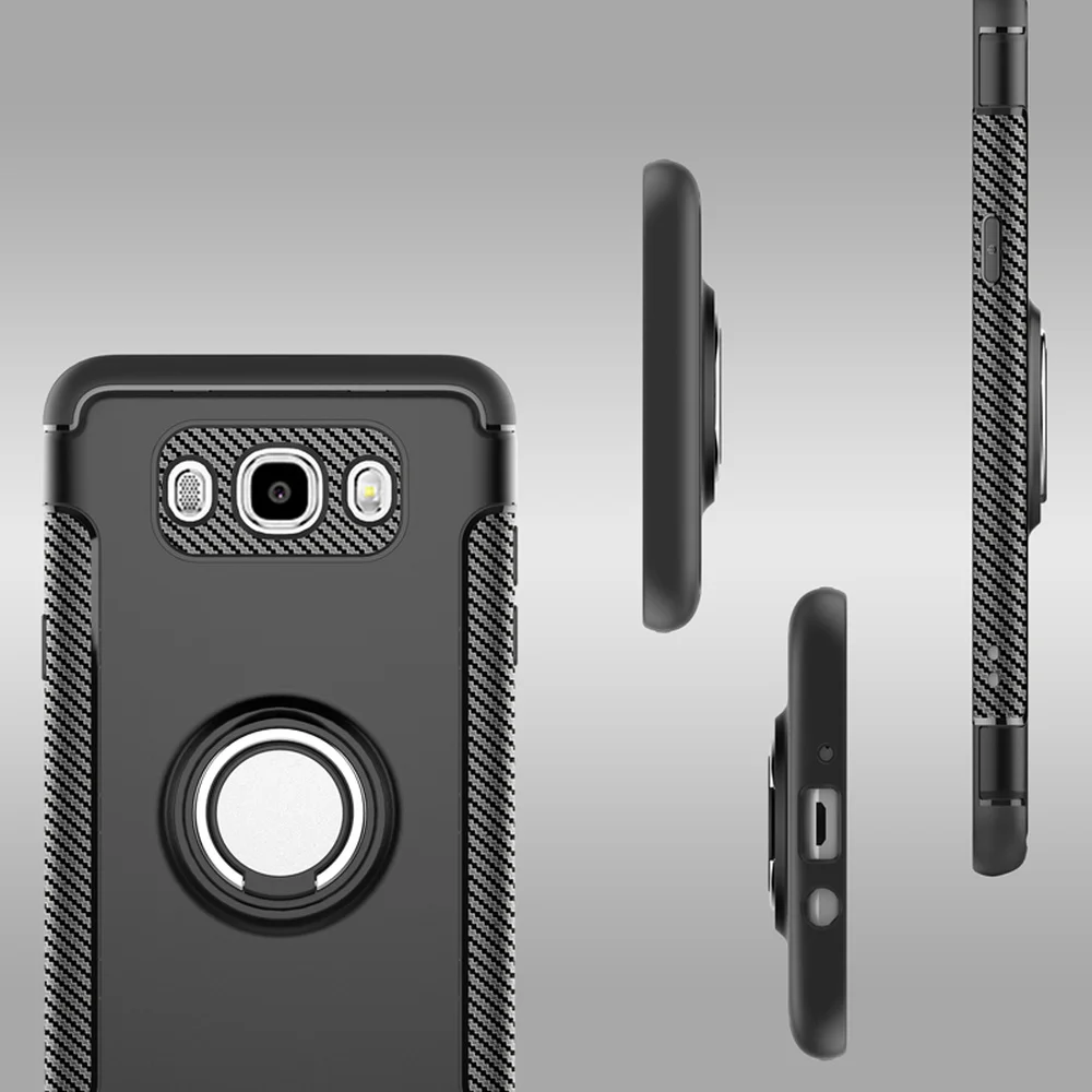 Чехол с кольцом для Samsung Galaxy J3 J5 J7 2016 J76 J56 J36 гибридный бронированный