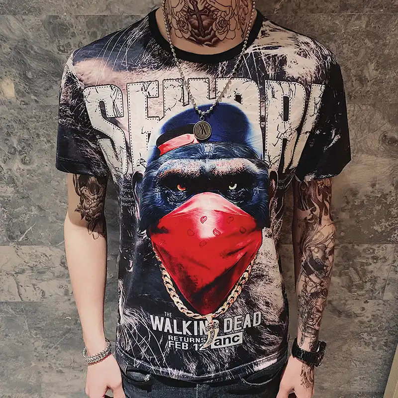 playeras estampadas de moda hombre