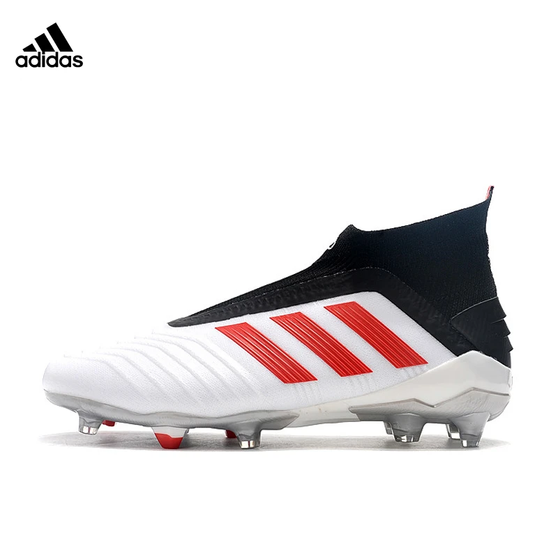 Adidas + FG impermeable superficie tejida alta banda hombres botas de fútbol zapatos de fútbol| | - AliExpress