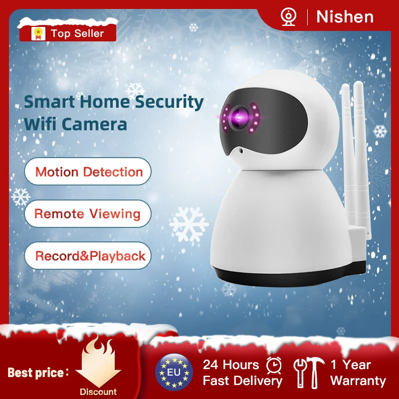 720/1080P PTZ Wireless IP Camera Move Detection Infrared Night Vision