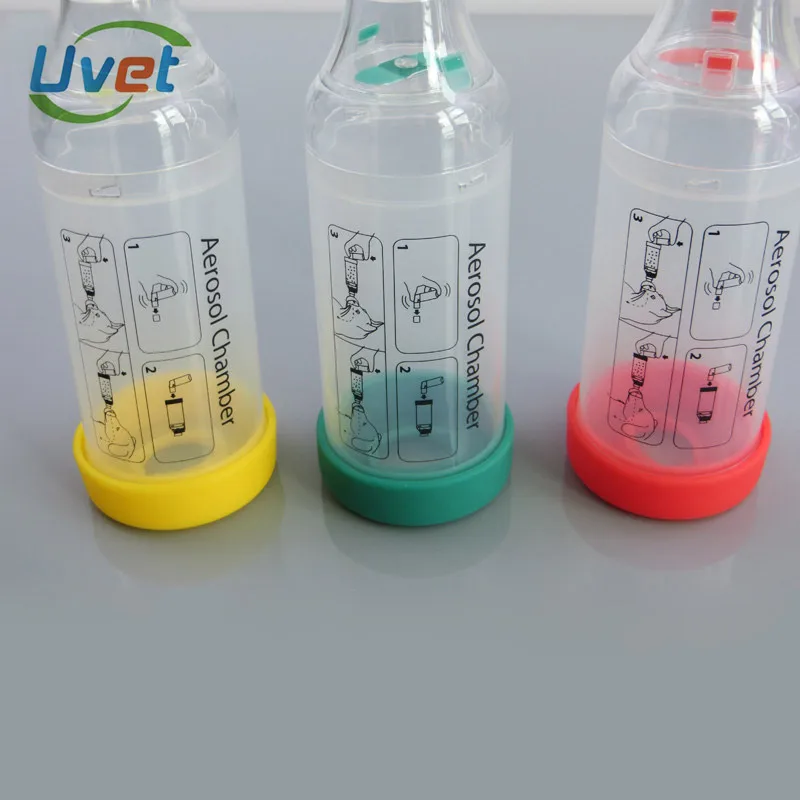 Uvet ветеринарный Кот аэрозоль камера ингалятор астма медицинские полимерные материалы 3 шт 200 мл 175 мл
