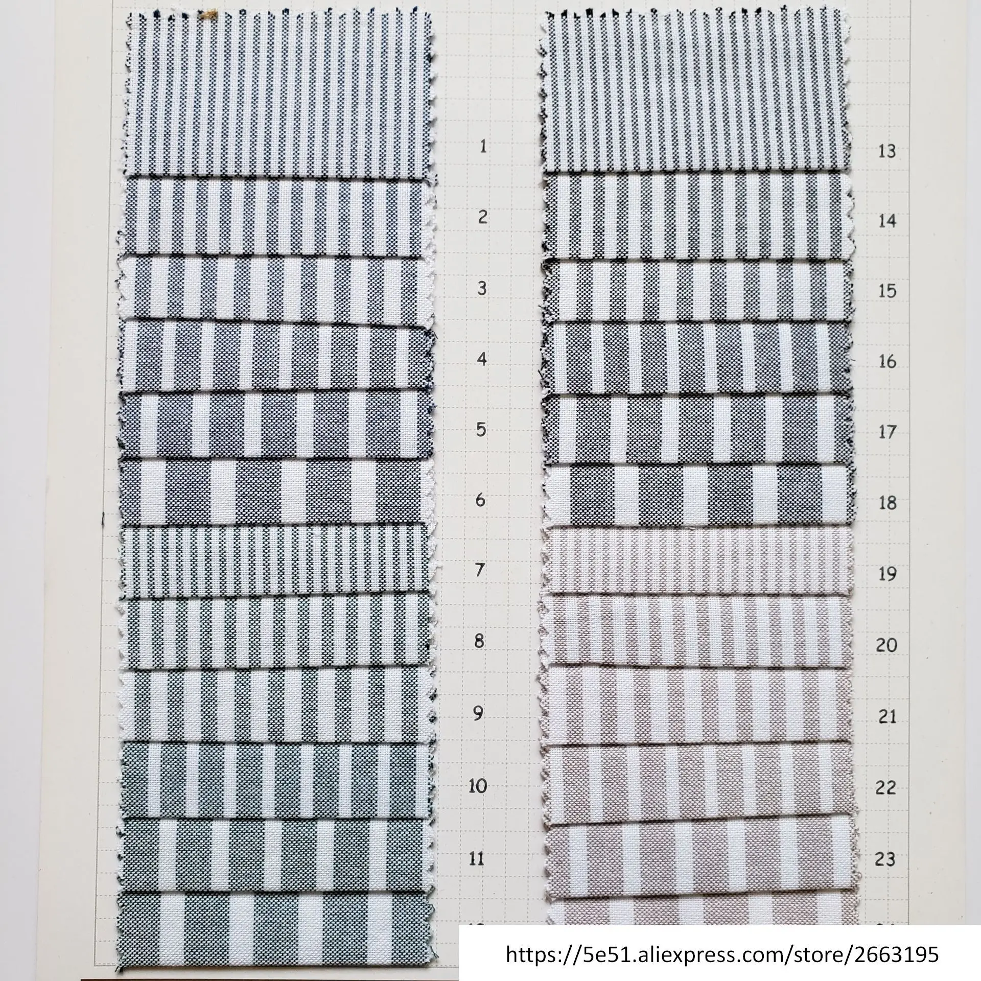 Хлопок 40-х Оксфорд прядильная полоса пряжа окрашенная рубашка подкладка багажные сумки подкладка