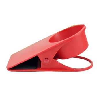 

Practical Water Cup Holder Office table side desktop cup holder Coffee Drink Holder Clip Use Home Office Desk Table Storage Rack