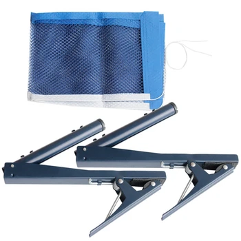 

Table Tennis Net Post Set Collapsible Table Tennis Mesh Net Ping Pong Table Net Rack Kit
