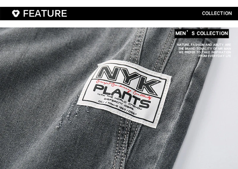 Japanese Vintage Fashion Men Jeans GrayLoose Fit Big Size L-7XL Elastic Harem Jeans Men Spliced Cargo Pants Hip Hop Jogger Jeans