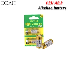2 шт./лот щелочной Батарея 12V 23A 23GA 21/23 A23 A23S E23A EL12 MN21 MS21 V23GA MN21 L1028 RV08 GP23A K23A для пульт дистанционного управления дверным