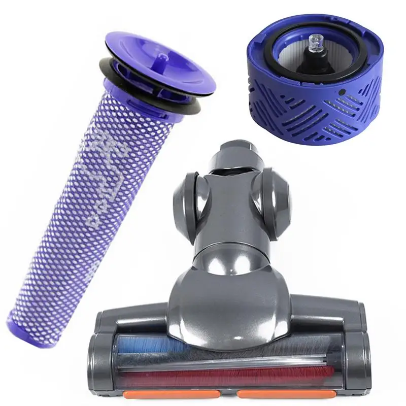 Предварительно и задний фильтр Электрический пол головка щетка для Dyson V6 триггер пылесос