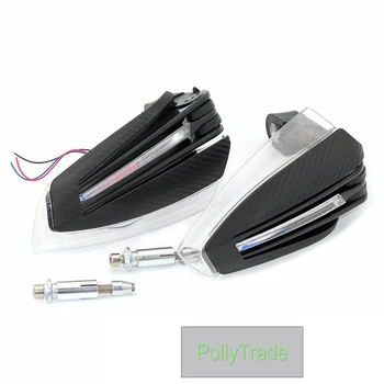 

Motorcycle Hand Guards 7/8" Handlebar with LED Light Motocross Handguards For HONDA YAMAHA KAWASAKI SUZUKI KTM DUKE200-1290