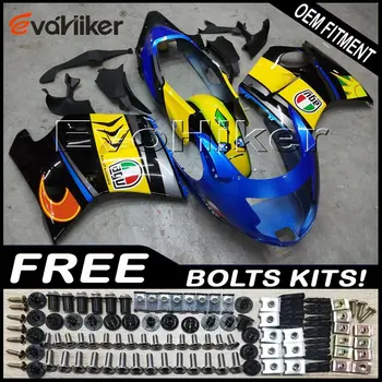 

Custom motorcycle plastic cover for CBR1100XX 1997-2003 ABS fairing motorcycle panels Injection mold blue yellow+Gifts