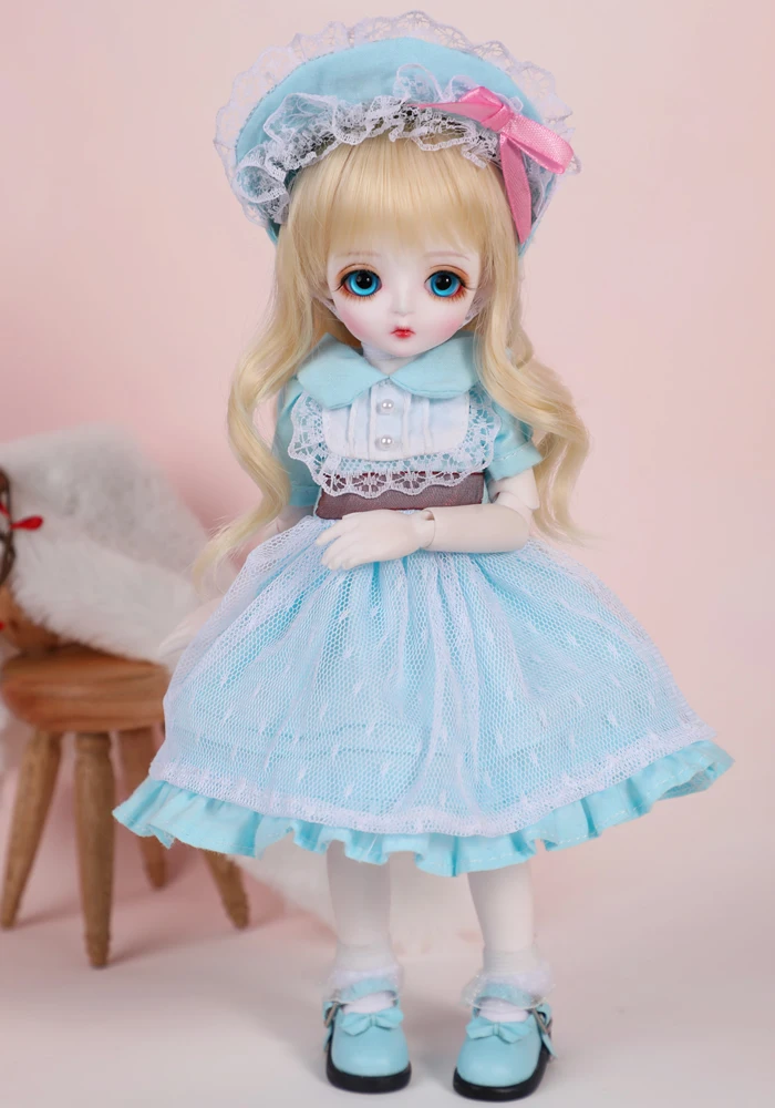 1/6 весы BJD кукла милое Ребенок, девочка BJD/SD смолы фигурка кукла модель игрушка подарок. Полный комплект с одеждой, обувь, парик A0151Linamiu YOSD