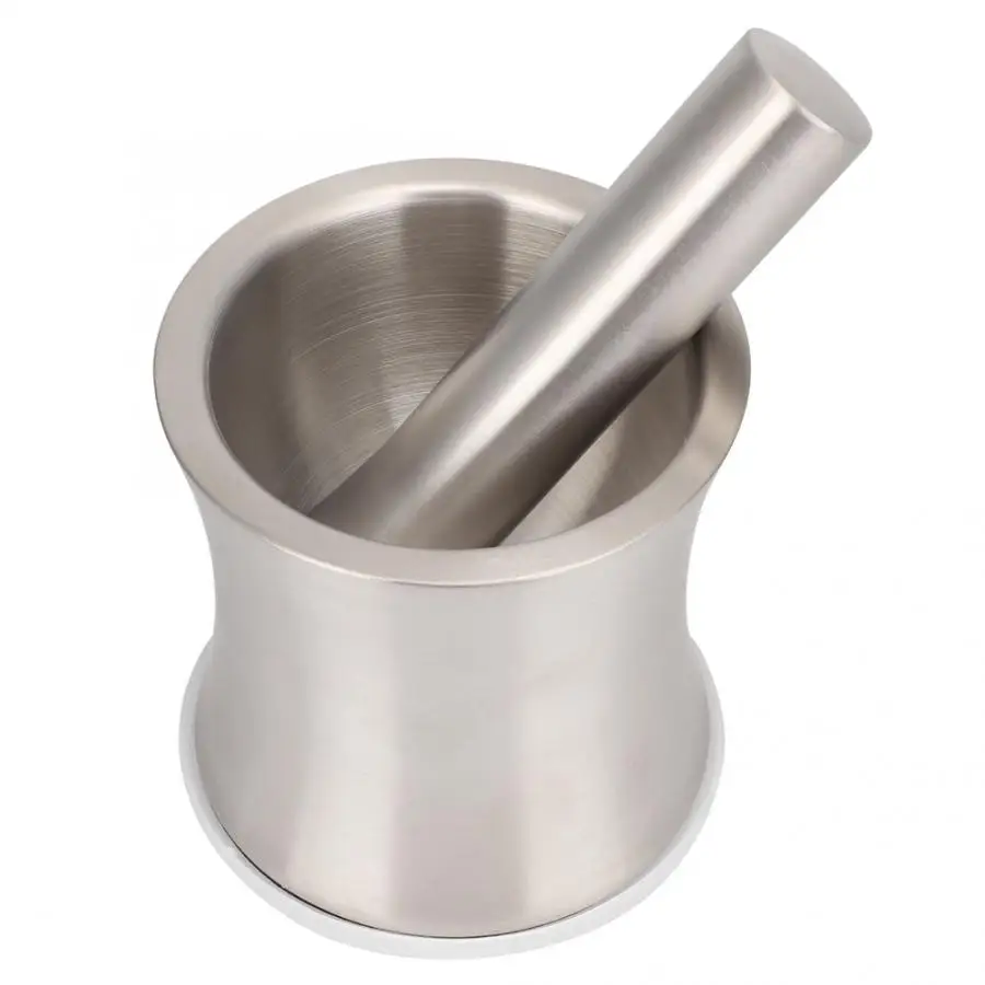 

Stainless Steel Hand Mortar Pestle Multifuncitional Beans Garlic Spices Crusher Pestle Foodstuffs Grinder Kitchen Accessories