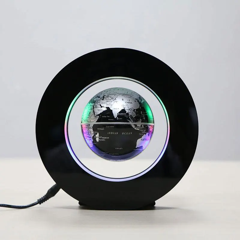 2W DC12V магнитная левитация плавающая карта земного шара w/светодиодный свет Домашний Декор ЕС вилка