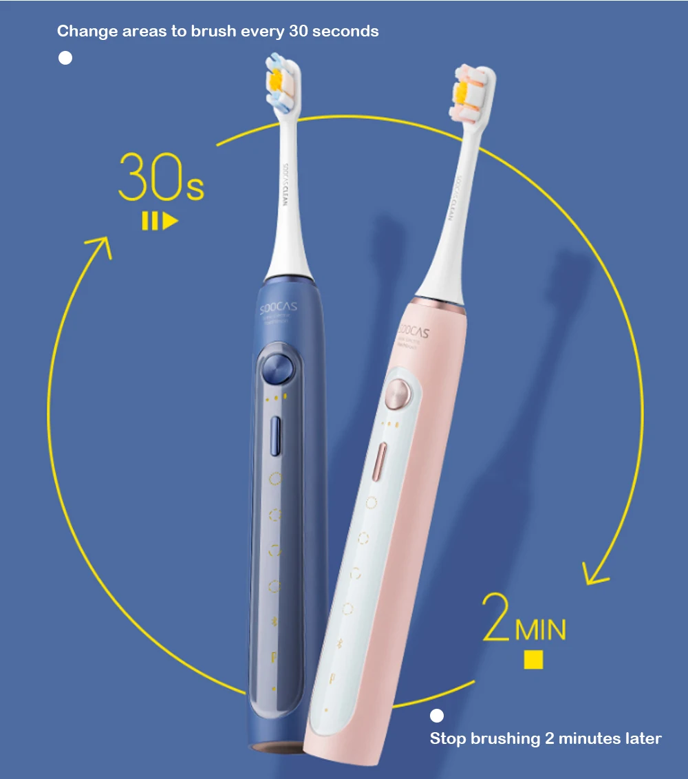 SOOCAS X5 USB Whitening Wireless Charging Electric Toothbrush from Xiaomi youpin