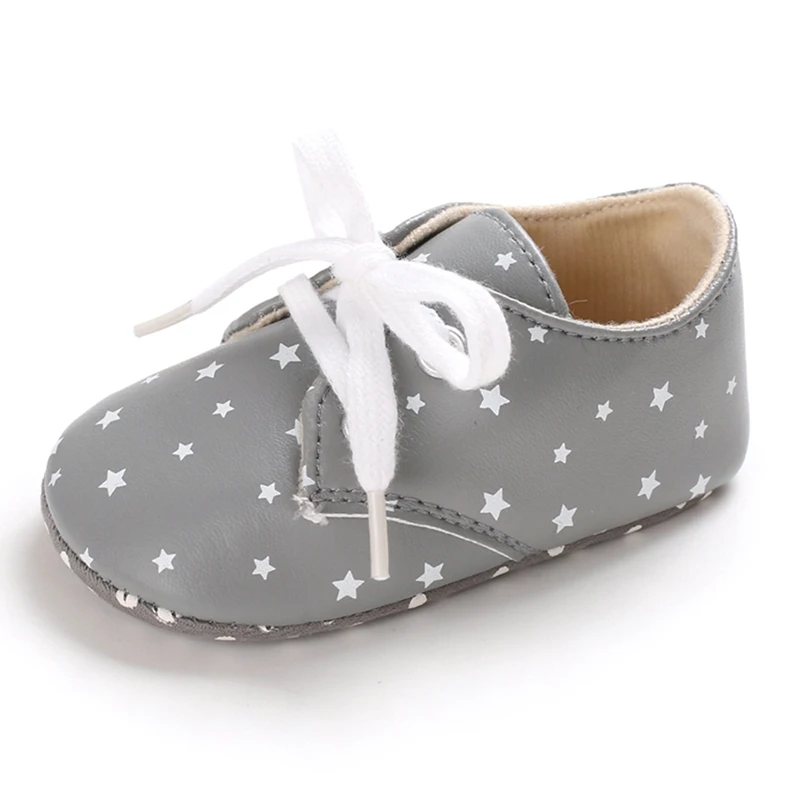 Baby Shoes Children Footwear Anti-Slip Prewalker Newborn Shoes First Walkers Crib Star Print Sneaker Toddler Shoes