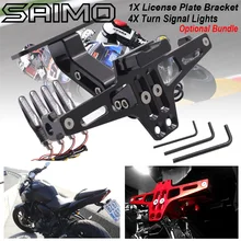 Поддержка монтажный адаптер de материнская плата trasera мотоциклетный y luz de señal de Гиро для Honda Для Kawasaki Z750 Z800 для YAMAHA MT07 MT