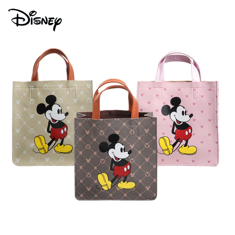

Genuine Disney 2020 The New Mickey Minnie Mouse Fashion Trend Handbags PVC Portable Women Shoulder Bag Mommy bag