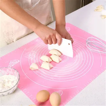 

Silicone Baking Mat Thickening Flour Rolling Scale Mat Kneading Dough Pad Baking Pastry Rolling Mat Bakeware Liners