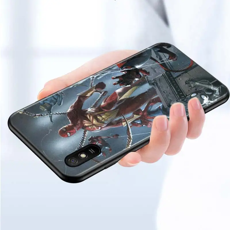 Silicone Cover Spiderman Comic For Xiaomi Redmi 9 9T 9C 8 7 6 Pro 9AT 9A 8A 7A 6A S2 5 5A 4X Plus Phone Case