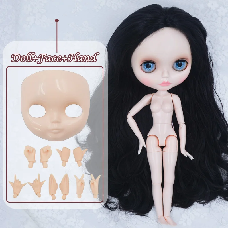 Neo Blyth кукла NBL Заказная блестящее лицо, 1/6 BJD шарнирная кукла Ob24 кукла Blyth для девочки, игрушки для детей YM04 - Цвет: FHYM19