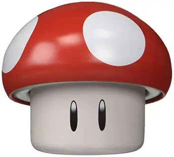 

Boston America - Bonbons - 1 Boîte métal en forme de Champignon - Super mario - 0611508171774