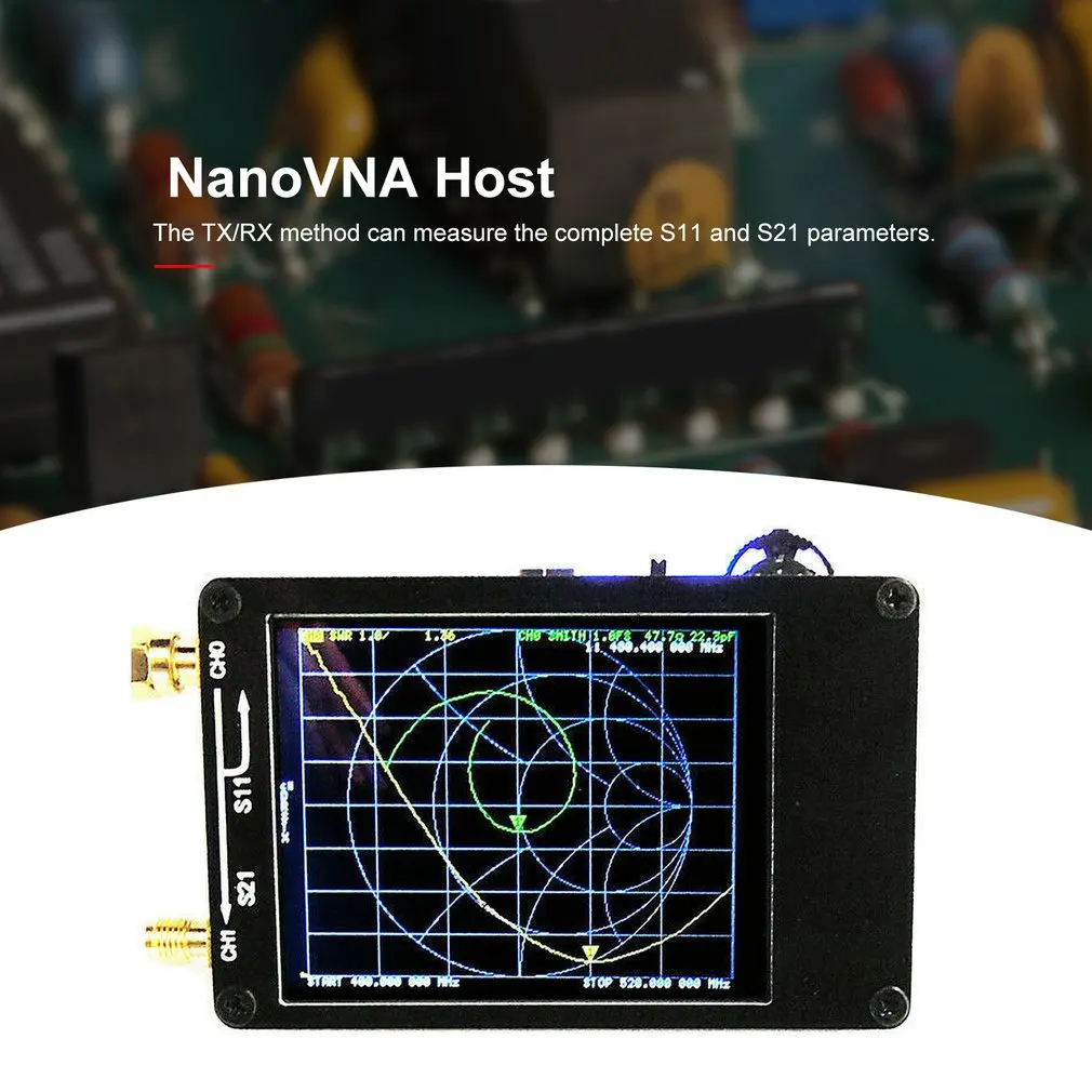 

NanoVNA 50KHz-900MHz Vector Network Analyzer Assorted Kit VNA UV VHF UHF HF Antenna Analyzer Build in Battery