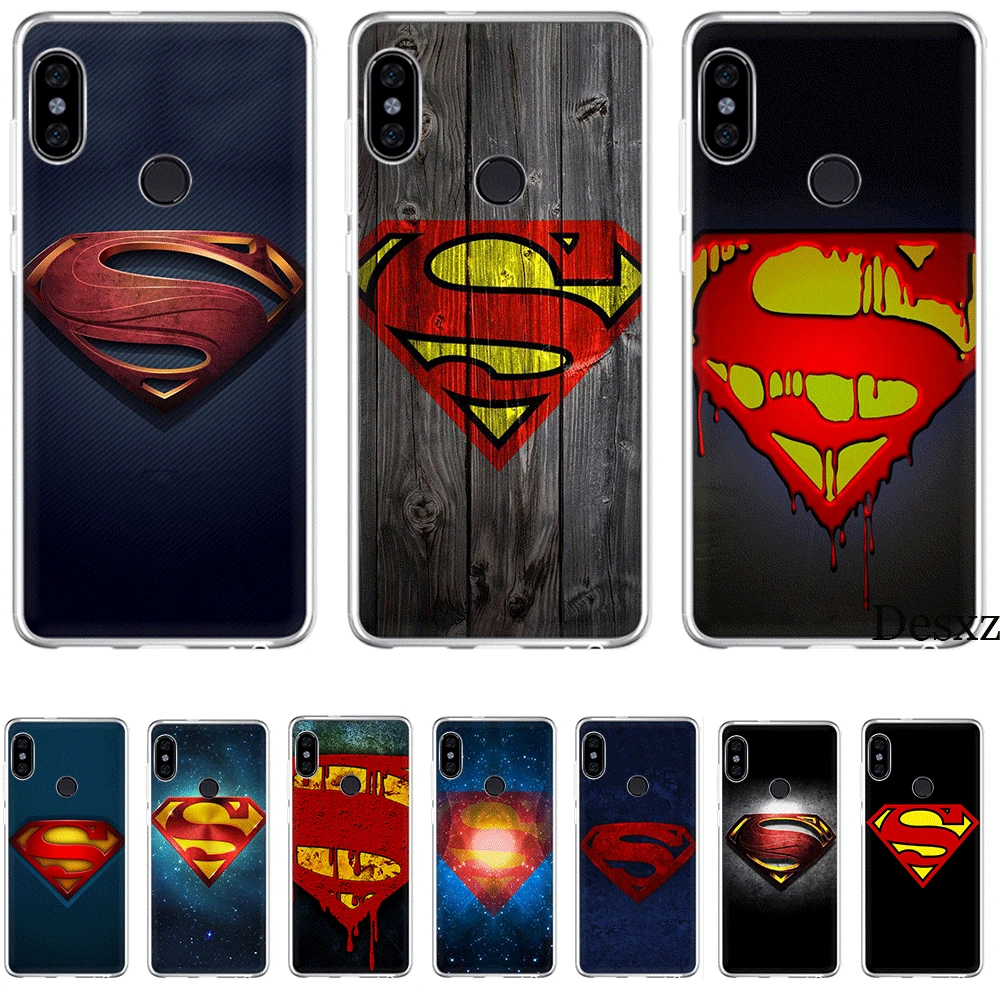 

Mobile Phone Case For Xiaomi Redmi Note 6 7 Pro 5A 4 4X 3 5 Hard Cover Superman S Logo