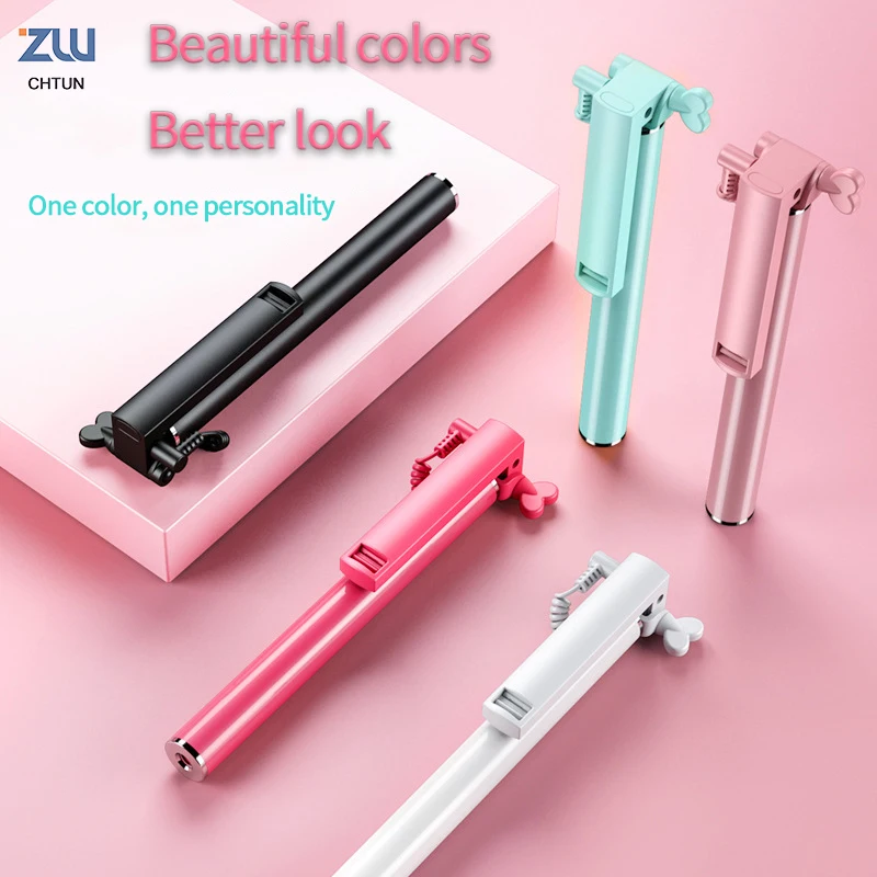 

Chtun new self timer mini folding self timer 2020 new candy second generation mobile self timer