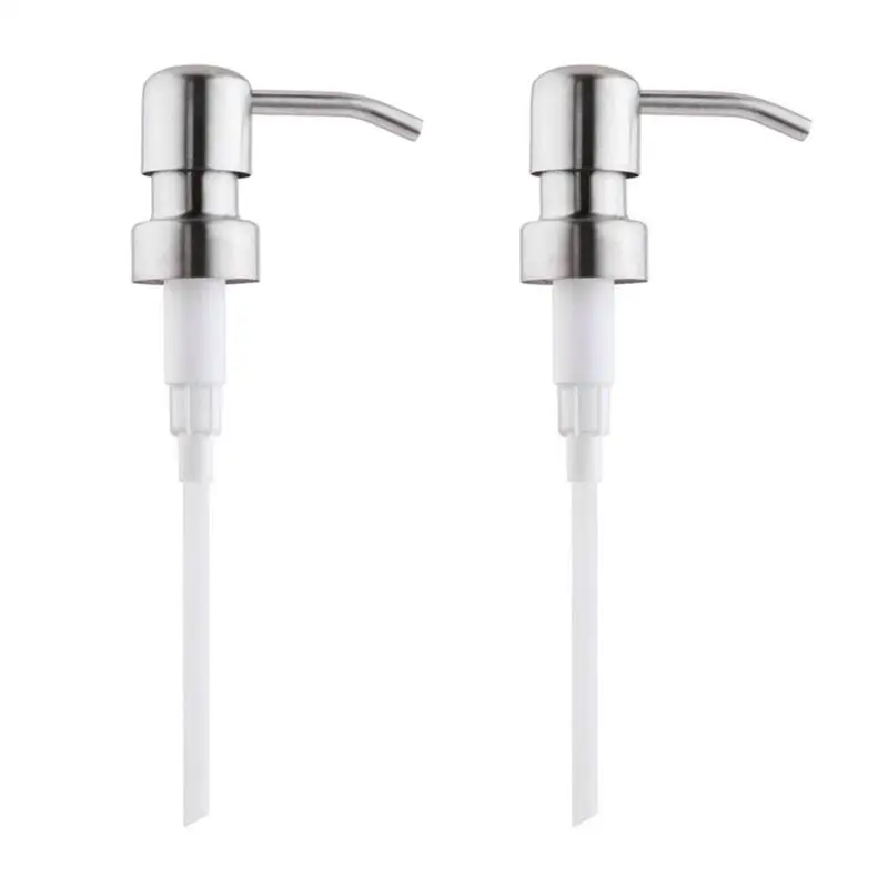 2PCS Soap Dispenser Lids Replacement Stainless Steel Rust Proof Durable Bath Accessories for Hotel
