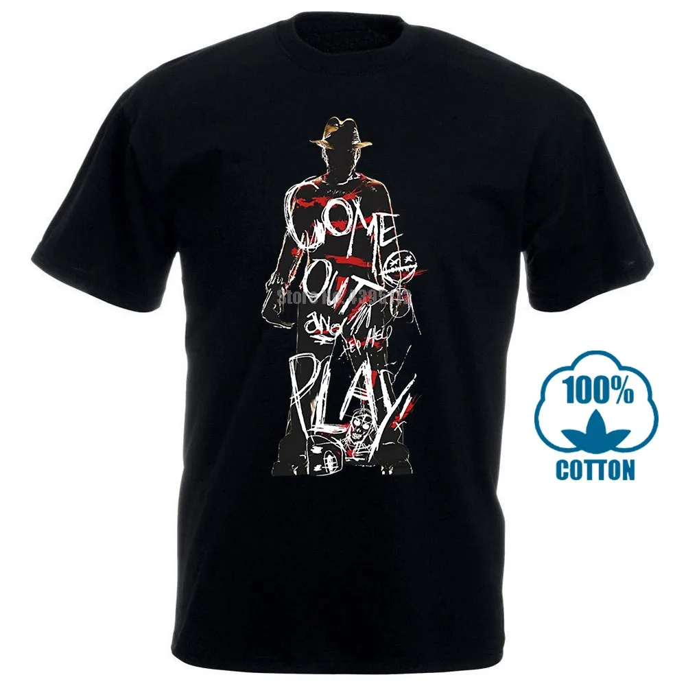 

A Nightmare On Elm Street Official Licensed Merchandise Freddy Krueger Unisex T Shirt Tee 2018 New Arrival Men T Shirt New