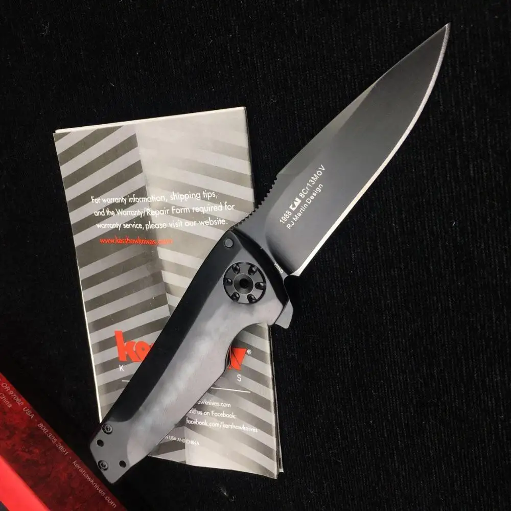 Kershaw1988 складной нож 8cr13mov лезвие все стальные ручки карманный Открытый Нож для походов и охоты тактический нож для выживания EDC инструменты
