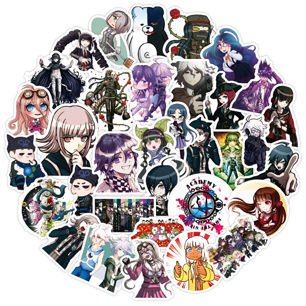 50 шт игра Danganronpa граффити наклейки автомобиль мотоцикл путешествия багаж телефон