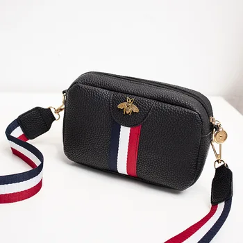 

Bee Women's Shoulder/Crossbody Bag Stripe Zipper Fashion Belt Wholesale 2020 New Style Mini Purse