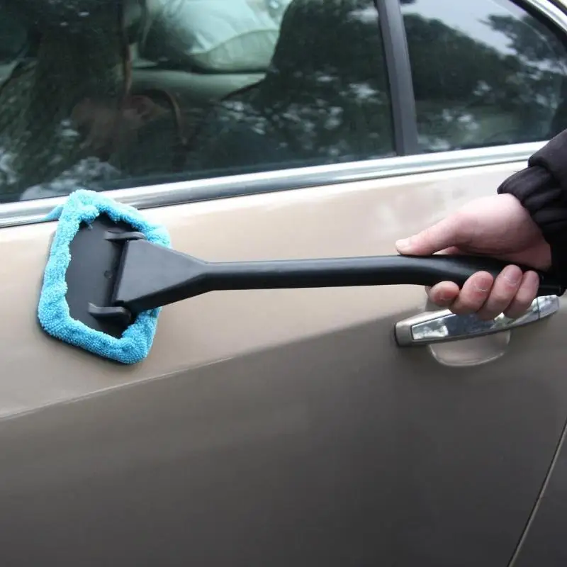 Очиститель для окон с длинной ручкой щетка для мытья автомобиля Пылезащитная щетка для ухода за автомобилем лобовое стекло блеск для чистки дома аксессуары для автомобиля